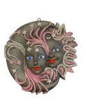Artistiche STATUA DONNE SOLE LUNA IN PIETRA LAVICA della Panza srl