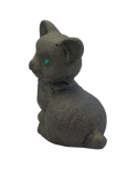Artistiche STATUA DEL GATTO CON IL FIOCCO IN PIETRA LAVICA della Pa...