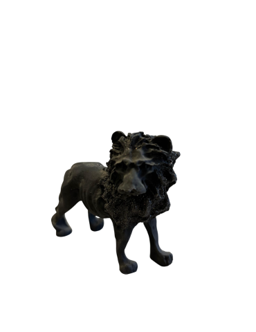 Statue artistique du lion en pierre de lave de la Panza srl 2