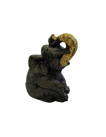 Künstlerische ELEFANTENFIGUR AUS LAVASTEIN des Panza srl 2