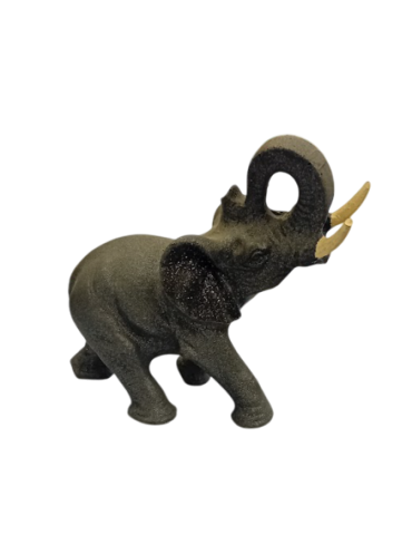 Künstlerische GROSSE ELEFANTENSTATUE AUS LAVASTEIN des Panza srl 2