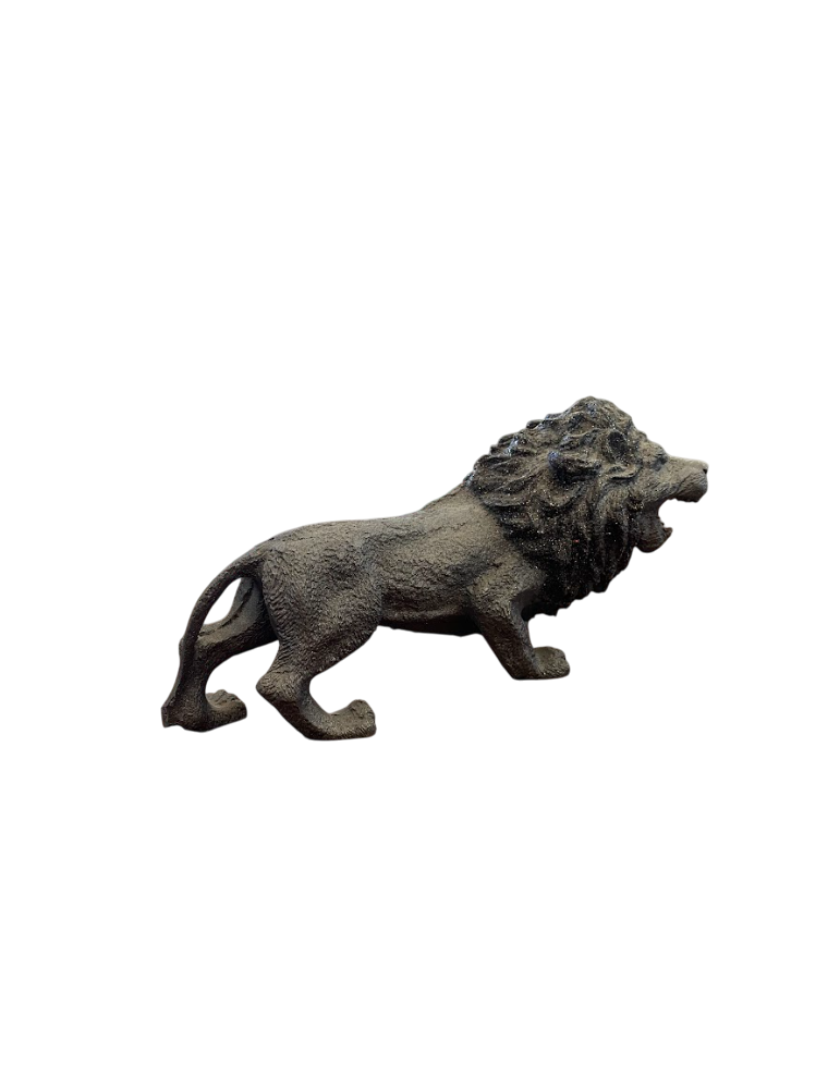 Artiste GRANDE STATUE DE LION EN PIERRE DE LAVE de la Panza srl