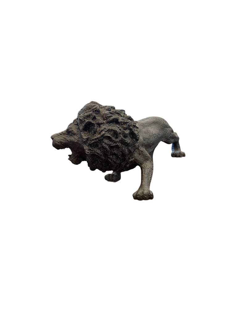 Artiste GRANDE STATUE DE LION EN PIERRE DE LAVE de la Panza srl