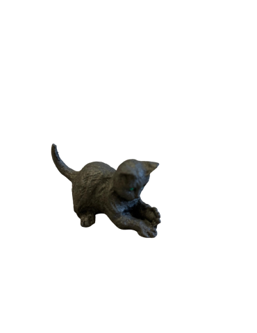 Künstlerische FIGUR DER KATZE SPIELT IM LAVASTEIN von Panz... 2