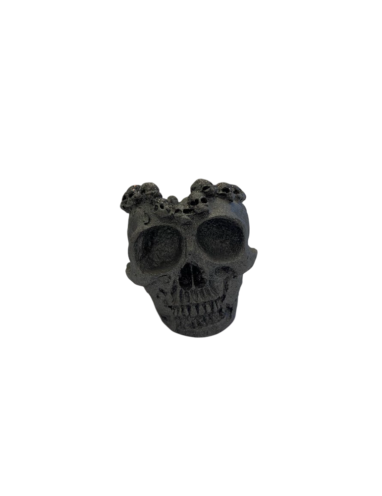 Artistic SKULL ASHTRAY IN LAVA STONE of the Panza srl Artistic SKULL ASHTRAY IN LAVA STONE of the Panza srl