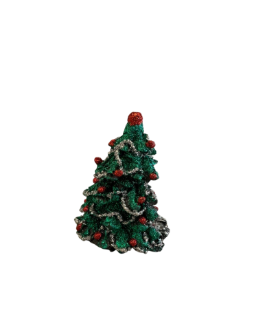 Artistic LAVA STONE CHRISTMAS TREE FIGURINE of the Panza srl
