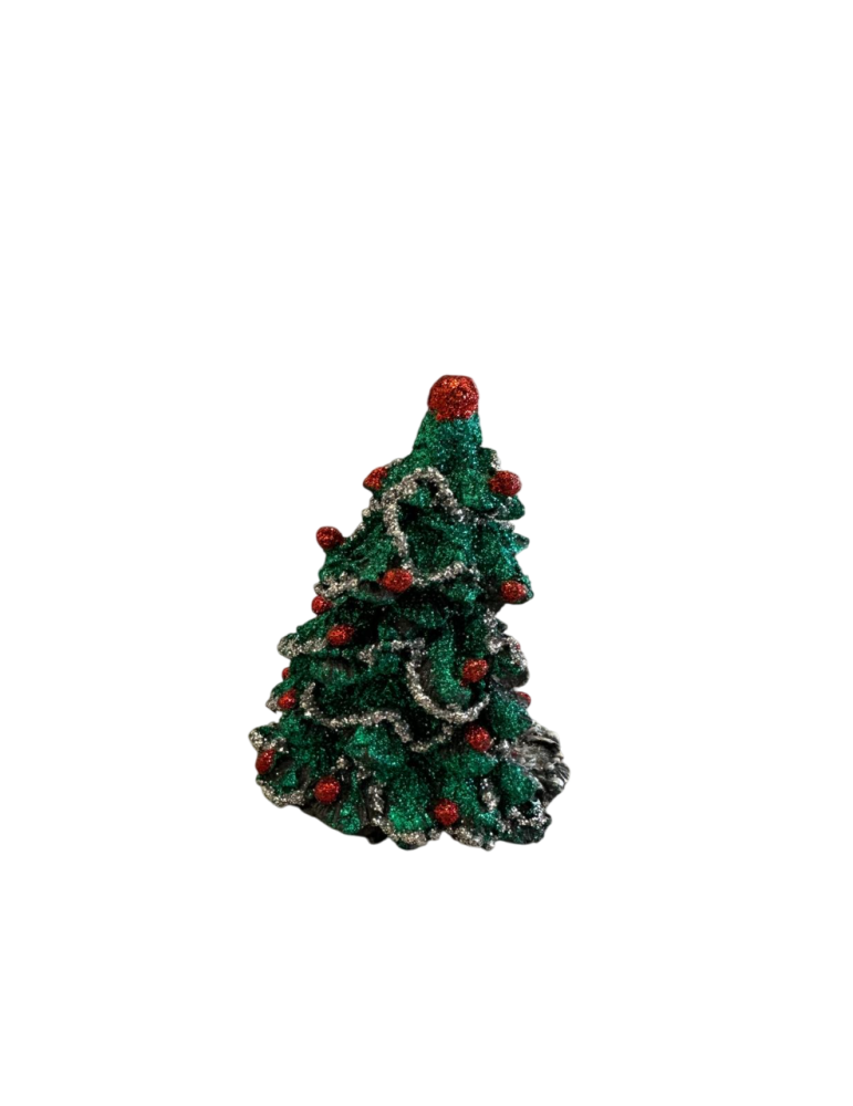 Figurine artistique de SAPIN DE NOËL EN PIERRE DE LAVE de la Panza srl