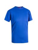 Camiseta de cuello redondo SOCIM Sottozero azul real 100% algodón