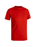 Camiseta de cuello redondo roja Sottozero 100% algodón SOCIM