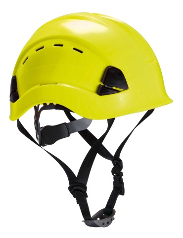 ELMETTO AREATO IN ABS CON SOTTOMENTO GIALLO