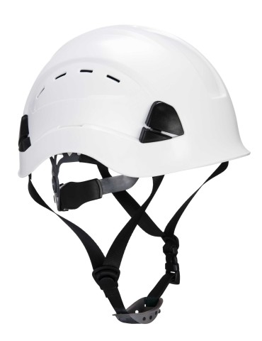 Work helmets VENTILATED HELMET IN ABS WITH WHITE CHIN of the ...