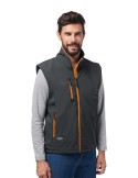 Jackets - jackets - vests SOFT SHELL VEST GREY ORANGE of the OJ...