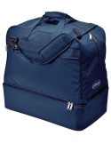 Sac de sport Logica en nylon bleu avec porte-chaussures