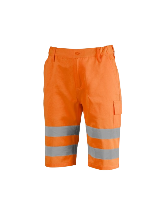 High visibility Bermuda shorts SOCIM Sottozero orange