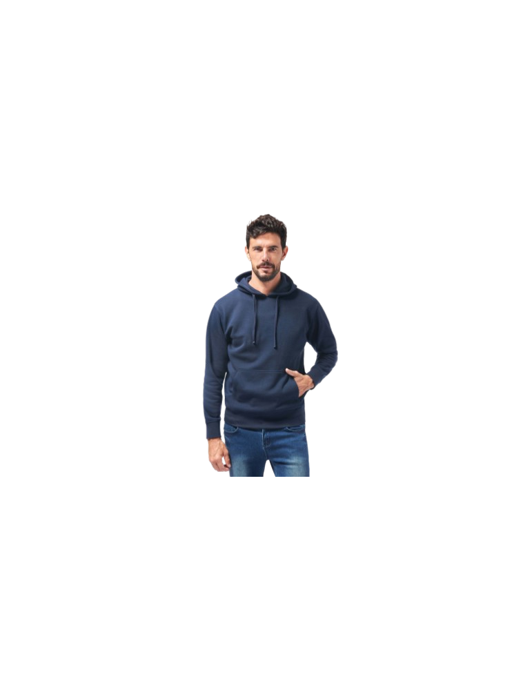 Sweat à capuche Logica bleu marine avec poche