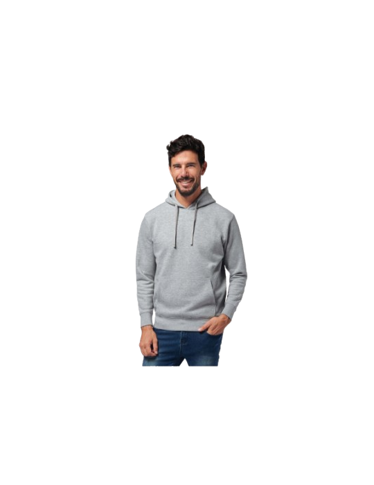 Sudadera gris Logica con bolsillo