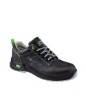 Logica Low Safety Schuh aus schwarzem Leder