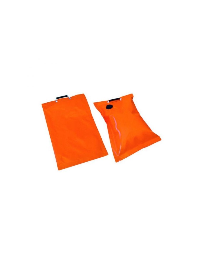 Objetos en obras: bolsas vacías de pesaje de PVC con tapa...