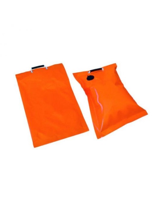 Articles sur chantier, sacs de lestération vides en PVC avec bouchon...