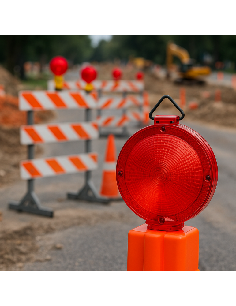Beacons Flasher "uno" rojo sólido del Sisas