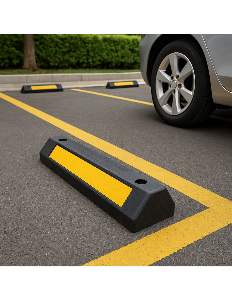 Dispositivi di delimitazione Delimitatore di parcheggio in gomma 35...