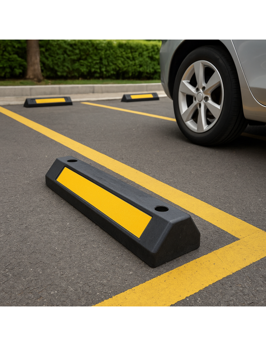 Dispositivi di delimitazione Delimitatore di parcheggio in gomma 35...
