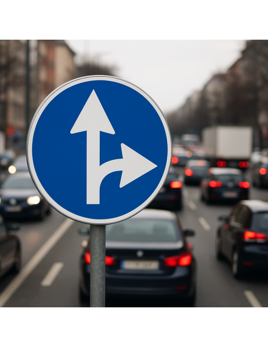 Indications autorisées Signaler Droite et Droite