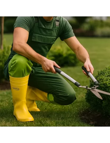 Stivale antinfortunistico pvc giallo 2