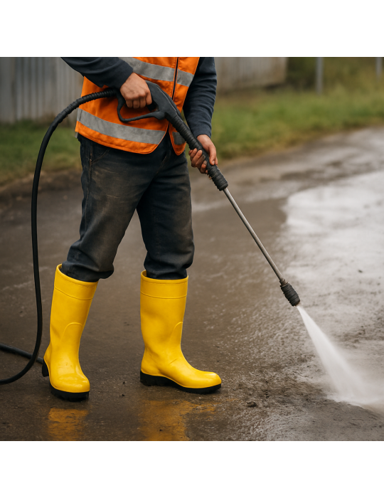 Boots Yellow pvc safety boot of GUANTIFICIO SENESE