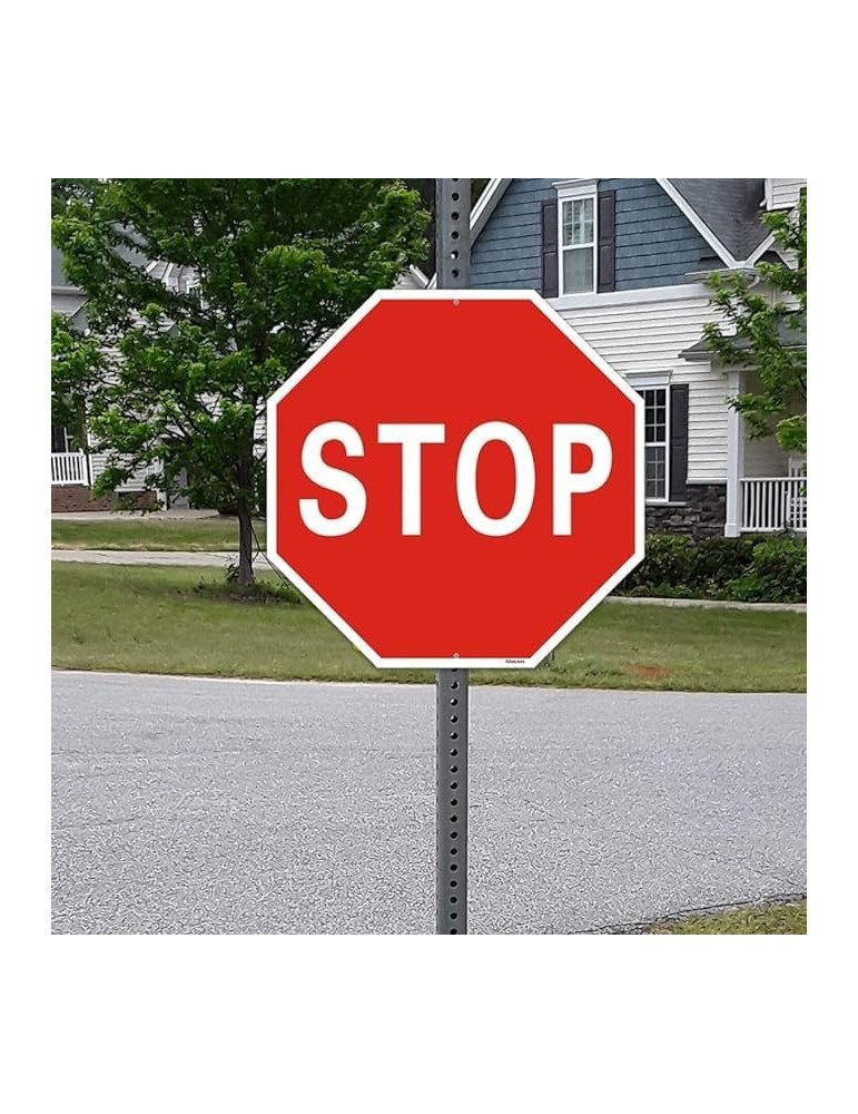 Signalisation permanente Largeur octogonale. Tôle de classe 2 de 60 cm...