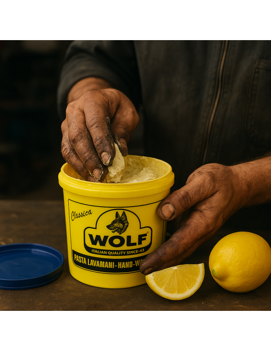 PAPER AND DETERGENTS Wolf 4 kg hand washing paste from GUANTIFICIO SENESE