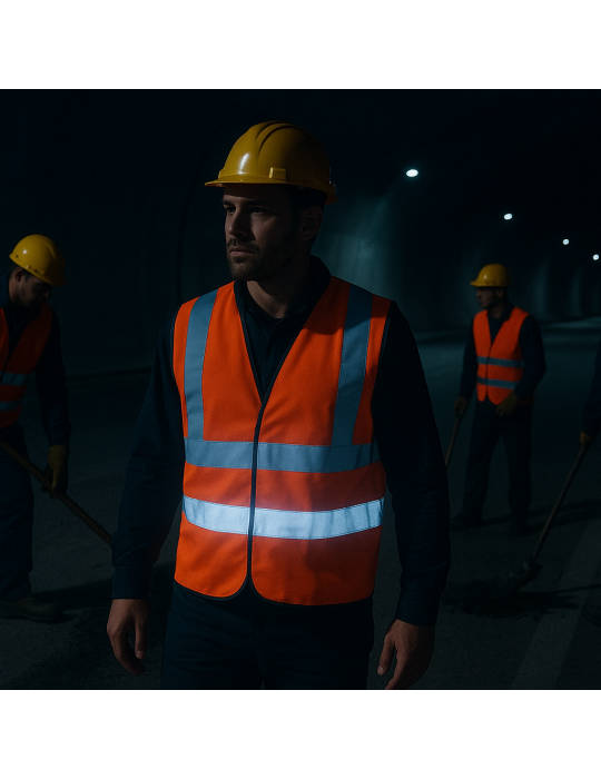 High visibility vest high visibility of the GUANTIFICIO SENESE