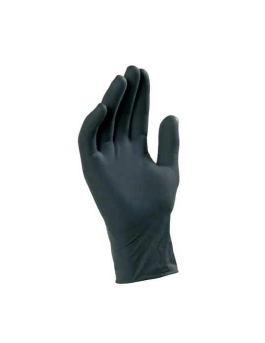 Guanti in nitrile Guanti monouso sintetico in nitrile nero- conf.10...