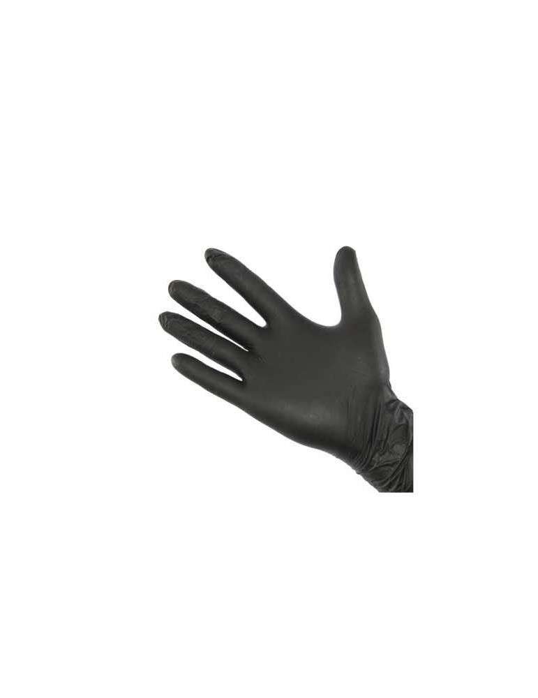 Guanti in nitrile Guanti monouso sintetico in nitrile nero- conf.10...