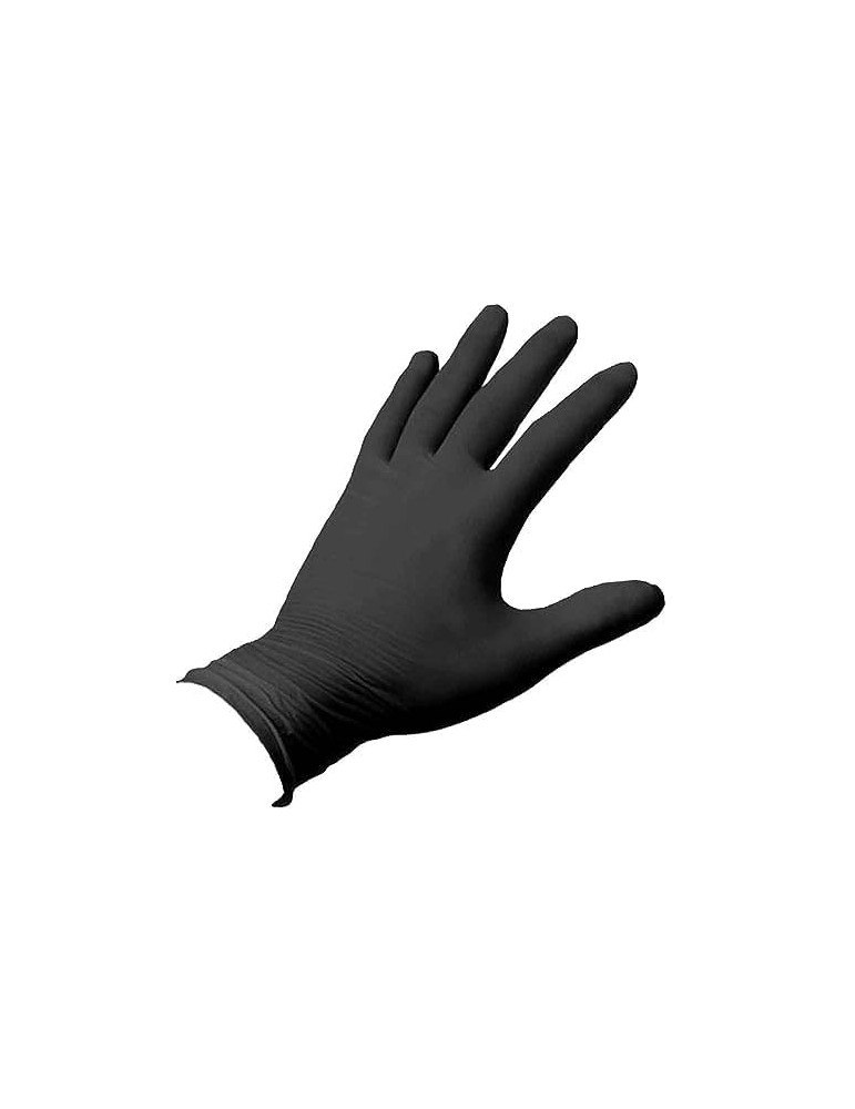 Guanti in nitrile Guanti monouso sintetico in nitrile nero- conf.10...