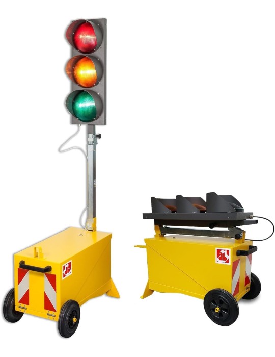 Mobiles rot-gelb-grünes LED-Ampelsystem mit drahtloser Technologie