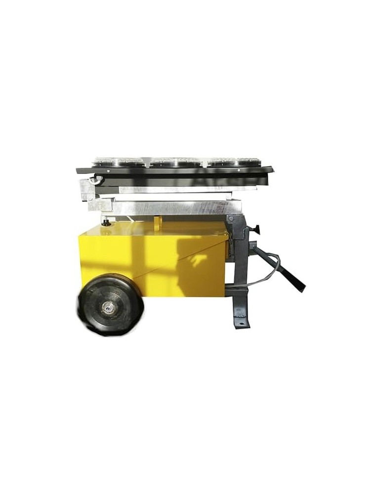 Sistema móvil de semáforos LED rojo, amarillo y verde con tecnología inalámbrica