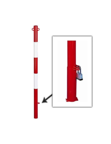 Concealed plug-in sleeve for ground masonry, suitable for support for pedestrian posts diam.48 mm 2