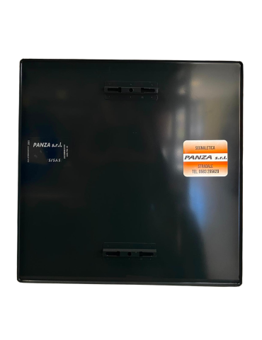 Pannello integrativo in lamiera classe 1 53x53 mod. 6/a " segnaletica orizzontale in rifacimento " 2