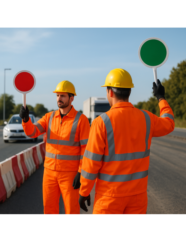 Baustellengegenstände Schaufel für Film, Durchmesser 300 mm – rot/ve...