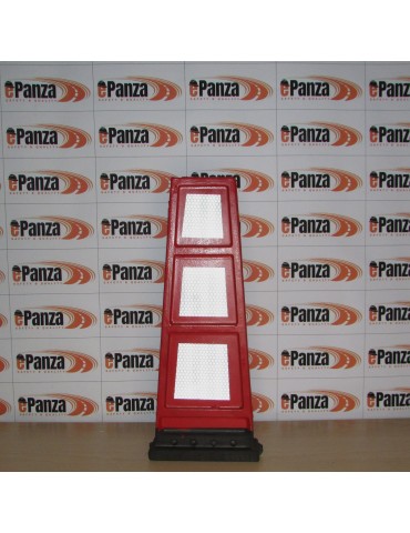 Delineador de goma flexible DEFLECO con 6 insertos reflectantes de alta intensidad 2