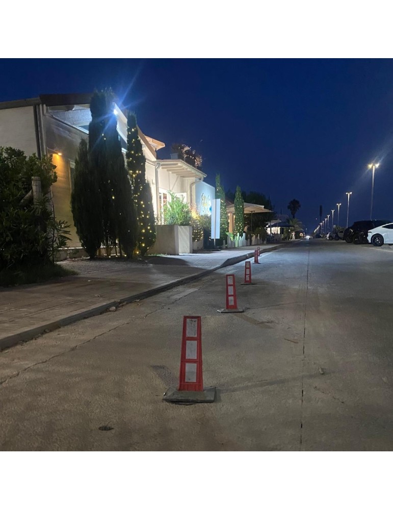 Rubber Products DEFLECO Flexibler Gummiabgrenzer mit 6 Einsätzen