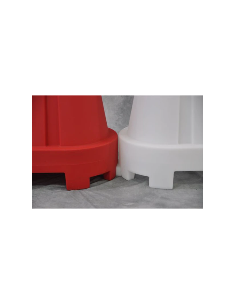 New Jersey mobile Zäune aus rotem, stapelbarem Kunststoff aus Sisas