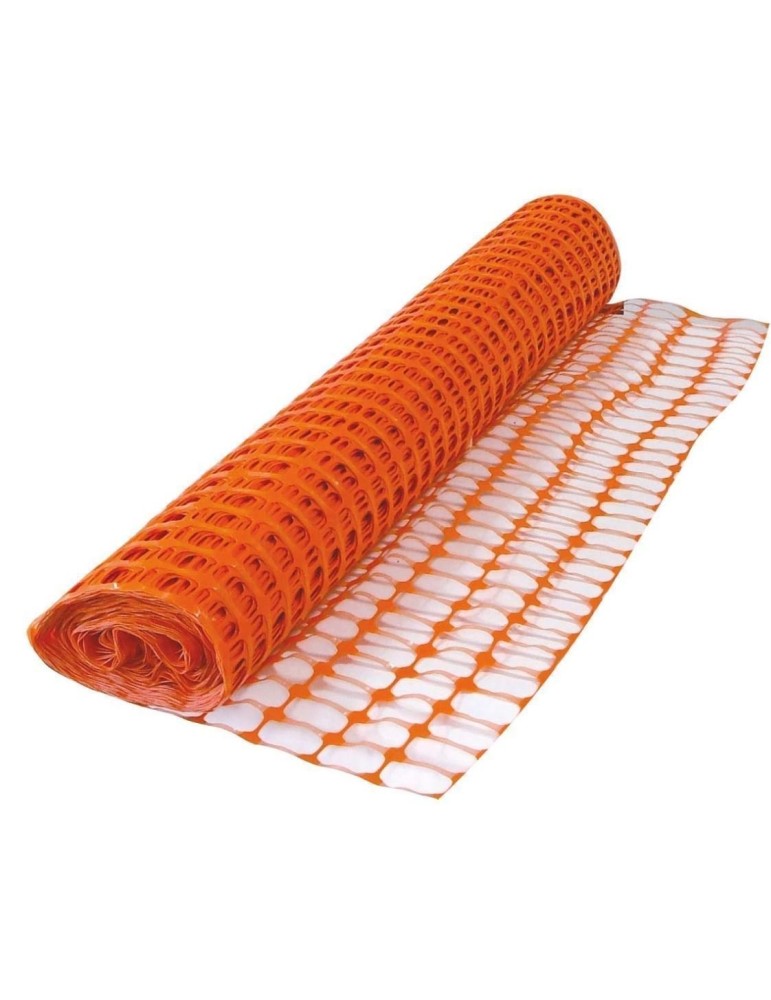 Red de valla naranja para obra H.100 X 50 MT