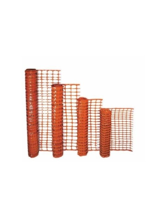 Red de valla naranja para obra H.100 X 50 MT
