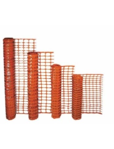 RETE RECINZIONE ARANCIONE H.120 X 50 MT