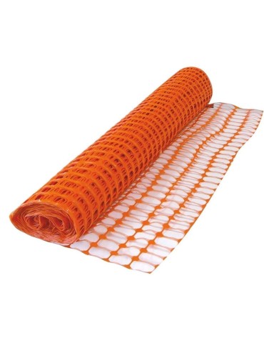 Filet de clôture de chantier orange H.120 X 50 Mt 2
