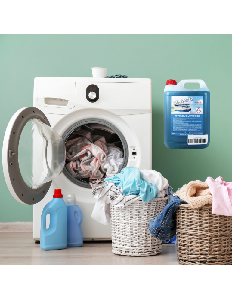 PAPER AND DETERGENTS Liquid detergent for washing in washing machines