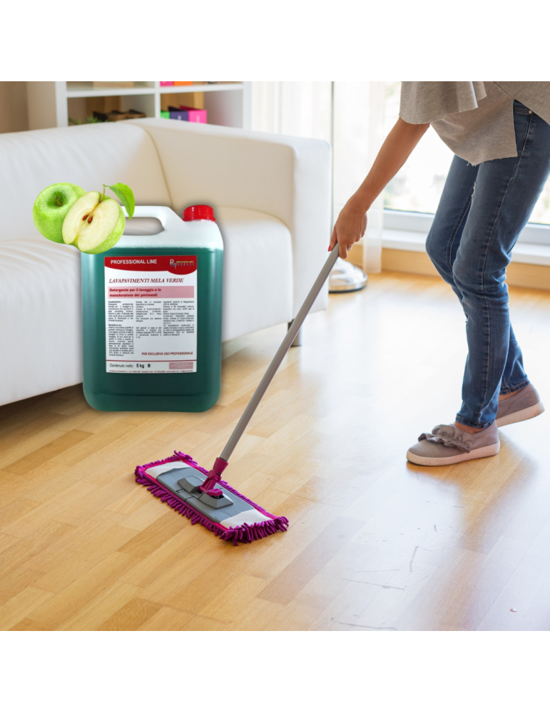 PAPEL Y DETERGENTES Depurador de suelo con aroma a manzana verde 5 kg de...