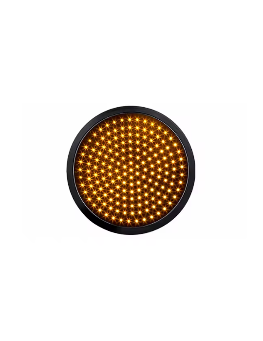 Éléments de chantier : diamètre optique LED 200 mm - jaune de la Sisas